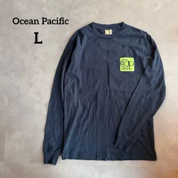 [ Ocean Pacific ] OP 긴팔 티셔츠 롱티 네이비 네이비 L