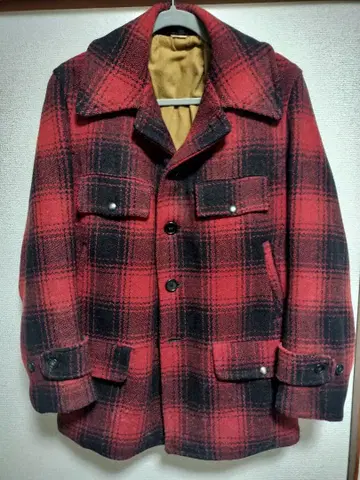 버팔로 체크 헌팅 자켓 빈티지