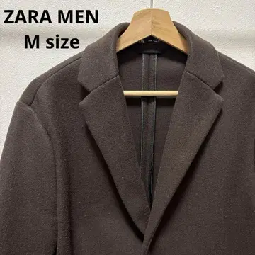 ZARA 브라운 체스터 코트 M