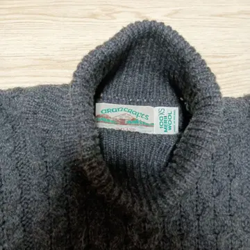 터틀넥 피셔맨 아일랜드제 90s 빈티지