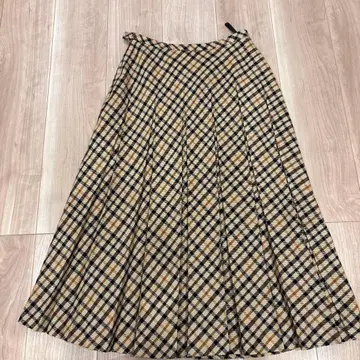 DAKS 플리츠 롱 스커트 38