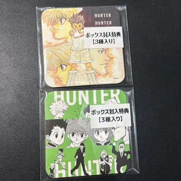 [ 새상품 ] 헌터헌터 아트 코스터 BOX 특전 3장 세트
