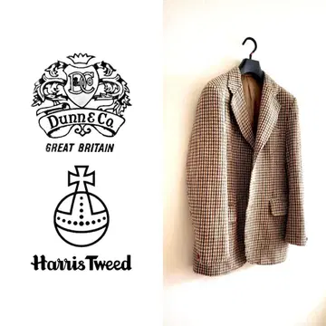 DUNN & CO. HARRIS TWEED HACKING JACKET