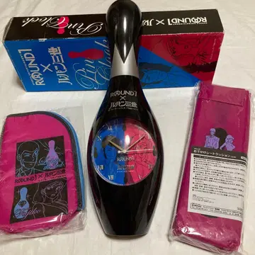 ROUND1 루팡 볼링 핀 모양 시계