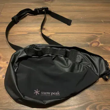 snow peak 숄더백 방수 사코슈 블랙