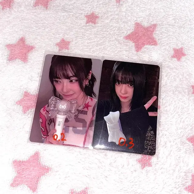 이즈나 not just pretty 맘마미아응원봉분철포카