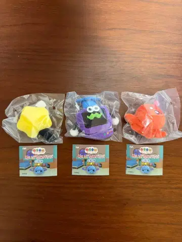 교육 방송 인형 배지 3종 세트