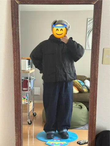 하이브리드 다운 오버사이즈 파카 WHITE MOUNTAINEERING