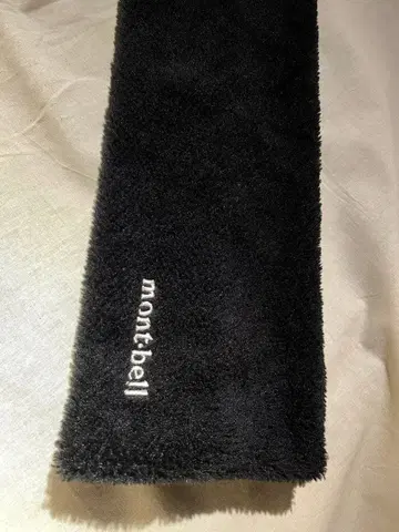 mont-bell 플리스 머플러 블랙