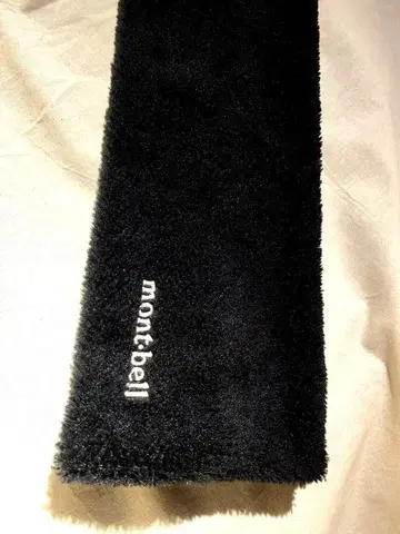 mont-bell 플리스 머플러 블랙