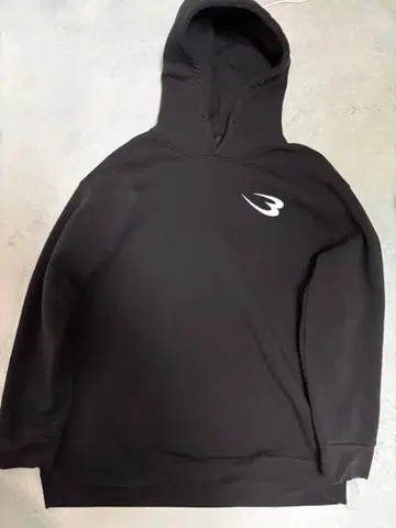 기간 한정 바디 메이커 블랙 후드티