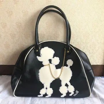 MILK 푸들 모티브 보스턴 백