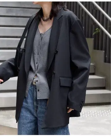 JOURNAL STANDARD 블랙 테일러드 자켓