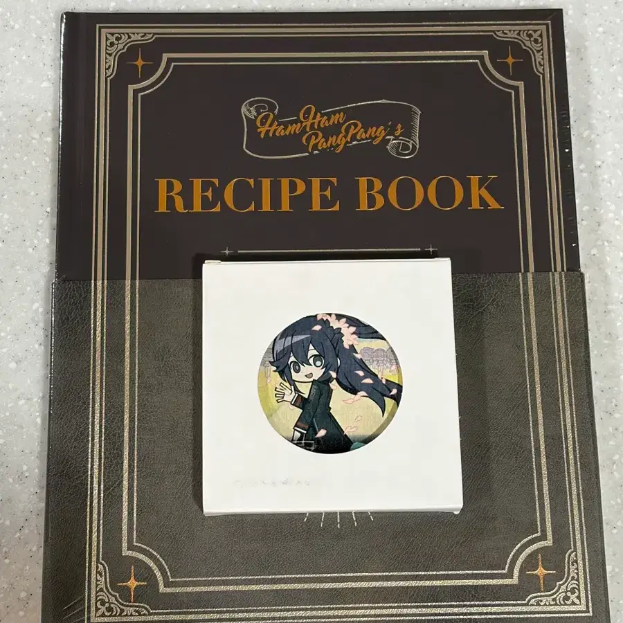 HamHamPangPang X mili milli theme Hong Lew coaster + recipe book