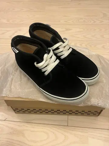 반스 처카 스웨이드 블랙 처카 부츠