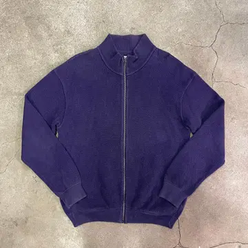 17aw crepuscule Moss Stitch Zip Cardigan