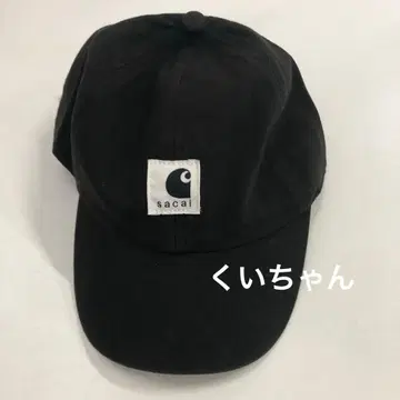 sacai Carhartt WIP 블랙 야구 모자