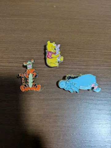 디즈니 핀 배지 3세트