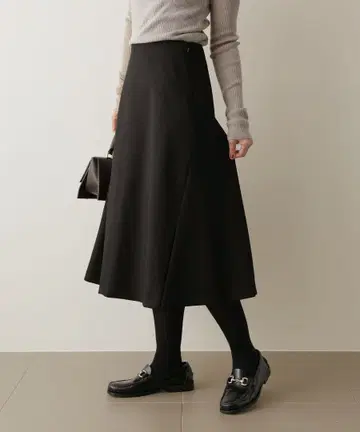 BABYLON 스커트 롱 스커트 플레어 스커트 이에나