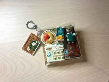 가챠 파우치 미니 곰돌이 카페샵