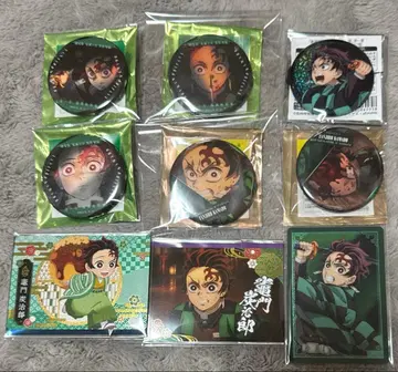 귀멸의 칼날 무한성편 캔뱃지 애처로운 눈빛 글리터 금박 카드 긴다코