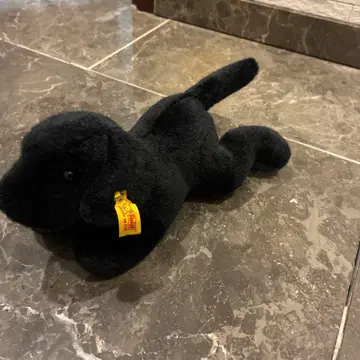 슈타이프 블랙 강아지 봉제 인형