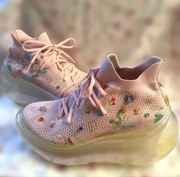 한정품 Jenny Fax 핸드메이드 자수 미키오 사카베 스니커즈