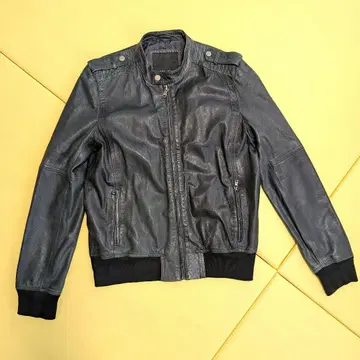 ZARA MAN 천연 가죽 라이더 자켓