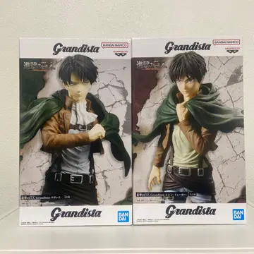 진격의 거인 Grandista 엘런 예거 리바이 아커만 피규어