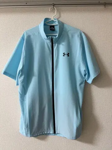 UNDER ARMOUR 스카이블루 골프 셔츠 XL