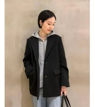 Mila Owen 후드 도킹 싱글 브레스 자켓 0 사이즈