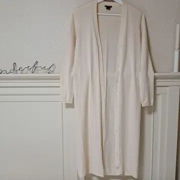 theory 아이보리 롱 코트 S