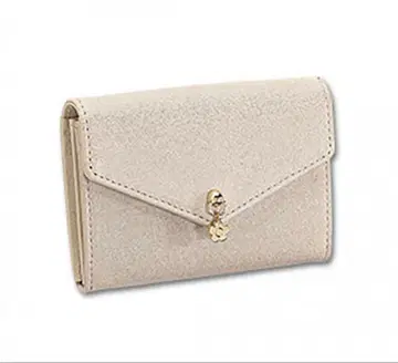 메리 퀀트 라메 필름 카드 케이스 골드 계열