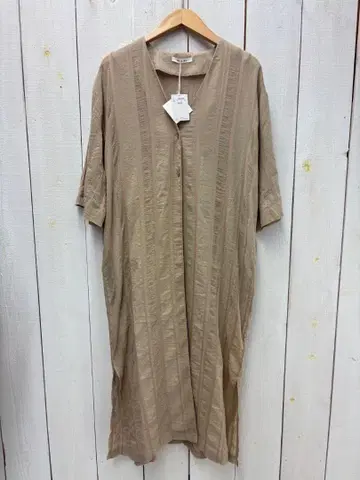 ROSIEE 셔츠 원피스 베이지