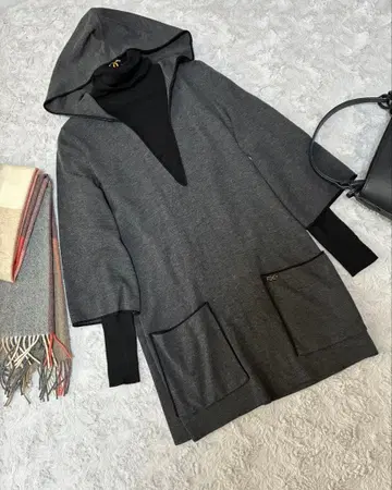 폭시 튜닉 니트