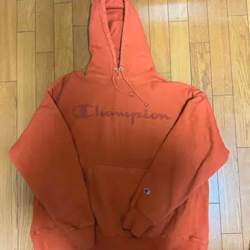 챔피온 리버스 위브 후드티 오렌지 후디 2XL
