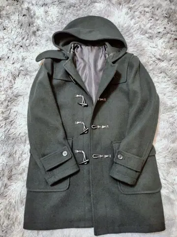 GU 더플 코트 다크 그린