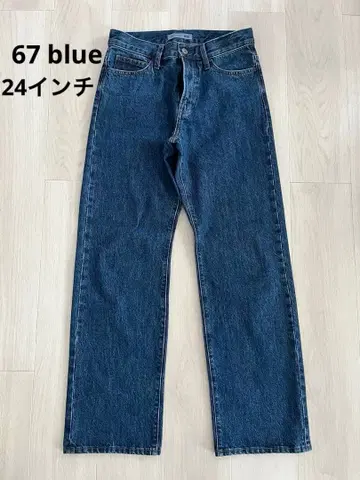 유니클로 jw anderson 스트레이트 청바지