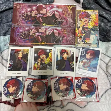 앙스타 아마기 린네 캔뱃지 & 카드 세트