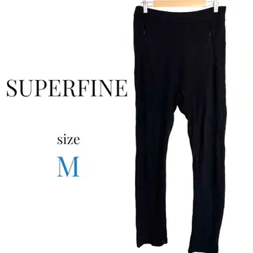 슈퍼 파인 [ M ] 부드러운 맨투맨 룸웨어 블랙 심플 편안함