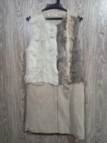 Titilate Valet 슬리브리스 베스트 사이즈 38 25