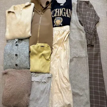 여성 의류 묶음 판매 10점 스웨터 원피스 스커트