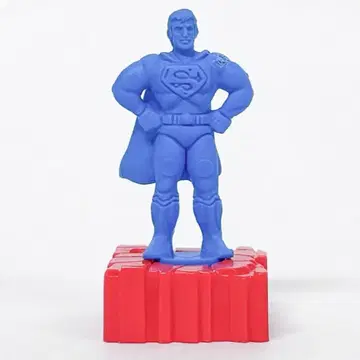 메이지 지우개 슈퍼맨 연필캡 받침대 포함