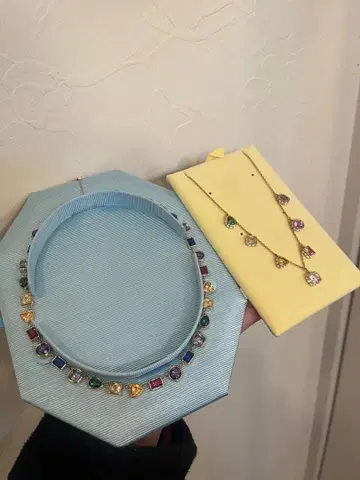 스와로브스키 목걸이 세트