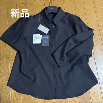 미사용 새상품 판매 중 theory 블랙 긴팔 셔츠