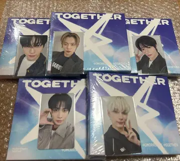 TXT TOGETHER 앨범 5장 세트 럭키 드로우 포함