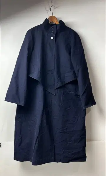 M STREET 네이비 스탠드 카라 트렌치코트 40 사이즈
