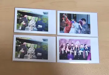 이레이스 어린이조 어른조 전원 집합 실사 폴라로이드