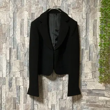 [ n,n ] 테일러드 자켓 스트레치 피로 감소 블랙 (L)