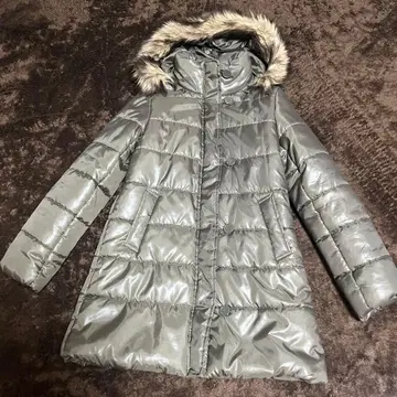 다운 코트 후드/퍼 포함 L 사이즈
